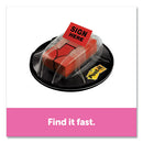 Post-it® Flags wholesale. High Volume Flag Dispenser, "sign Here", Red, 200 Flags-dispenser. HSD Wholesale: Janitorial Supplies, Breakroom Supplies, Office Supplies.