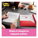 Post-it® Flags wholesale. High Volume Flag Dispenser, "sign Here", Red, 200 Flags-dispenser. HSD Wholesale: Janitorial Supplies, Breakroom Supplies, Office Supplies.