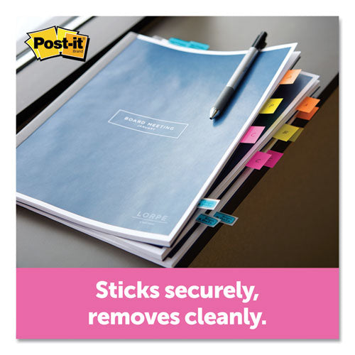 Post-it® Flags wholesale. Page Flags In Desk Grip Dispenser, 1 X 1 3-4, Yellow, 200-dispenser. HSD Wholesale: Janitorial Supplies, Breakroom Supplies, Office Supplies.
