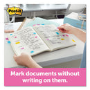 Post-it® Flags wholesale. Page Flags In Desk Grip Dispenser, 1 X 1 3-4, Yellow, 200-dispenser. HSD Wholesale: Janitorial Supplies, Breakroom Supplies, Office Supplies.