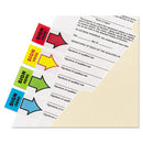 Post-it® Flags wholesale. Arrow Message 1" Page Flags,  200 "sign Here", 48 Arrow, Four Colors, 248-pack. HSD Wholesale: Janitorial Supplies, Breakroom Supplies, Office Supplies.