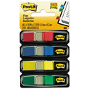Post-it® Flags wholesale. Small Page Flags In Dispensers, 0.5" X 1.75", Assorted Primary, 35-color, 4 Dispensers-pack. HSD Wholesale: Janitorial Supplies, Breakroom Supplies, Office Supplies.