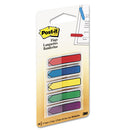 Post-it® Flags wholesale. Arrow 1-2" Page Flags, Blue-green-purple-red-yellow, 20-color, 100-pack. HSD Wholesale: Janitorial Supplies, Breakroom Supplies, Office Supplies.