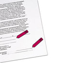 Post-it® Flags wholesale. Arrow Message 1-2" Page Flags In Dispenser, "sign Here", Red, 80-pack. HSD Wholesale: Janitorial Supplies, Breakroom Supplies, Office Supplies.