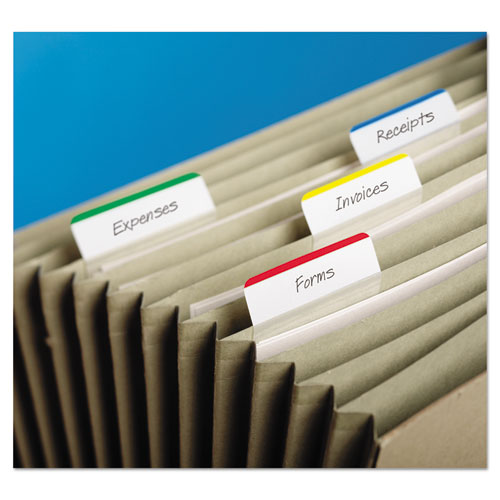 Post-it® Tabs wholesale. 2" Angled Tabs, Lined, 1-5-cut Tabs, Assorted Primary Colors, 2" Wide, 24-pack. HSD Wholesale: Janitorial Supplies, Breakroom Supplies, Office Supplies.