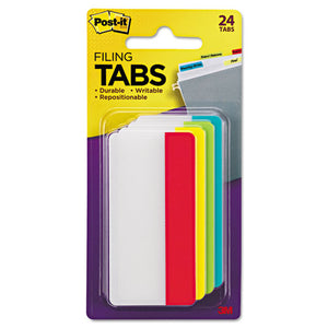 Post-it® Tabs wholesale. Tabs, 1-3-cut Tabs, Assorted Colors, 3" Wide, 24-pack. HSD Wholesale: Janitorial Supplies, Breakroom Supplies, Office Supplies.
