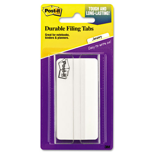 Post-it® Tabs wholesale. Tabs, 1-3-cut Tabs, White, 3" Wide, 50-pack. HSD Wholesale: Janitorial Supplies, Breakroom Supplies, Office Supplies.