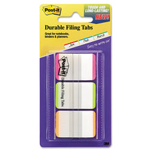 Load image into Gallery viewer, Post-it® Tabs wholesale. 1&quot; Tabs, 1-5-cut Tabs, Lined, Assorted Brights, 1&quot; Wide, 66-pack. HSD Wholesale: Janitorial Supplies, Breakroom Supplies, Office Supplies.