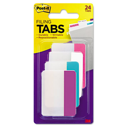 Post-it® Tabs wholesale. Tabs, 1-5-cut Tabs, Assorted Pastels, 2" Wide, 24-pack. HSD Wholesale: Janitorial Supplies, Breakroom Supplies, Office Supplies.