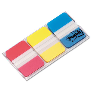 Post-it® Tabs wholesale. 1" Tabs, 1-5-cut Tabs, Assorted Primary Colors, 1" Wide, 66-pack. HSD Wholesale: Janitorial Supplies, Breakroom Supplies, Office Supplies.