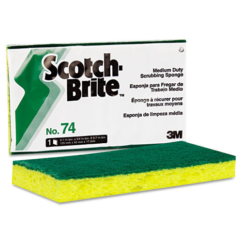 Scotch-Brite™ PROFESSIONAL wholesale. Medium-duty Scrubbing Sponge, 3.6 X 6.1, Yellow-green, 20-carton. HSD Wholesale: Janitorial Supplies, Breakroom Supplies, Office Supplies.