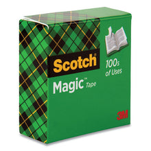 Load image into Gallery viewer, Scotch® wholesale. Scotch™ Magic Tape Refill, 1&quot; Core, 0.75&quot; X 83.33 Ft, Clear. HSD Wholesale: Janitorial Supplies, Breakroom Supplies, Office Supplies.