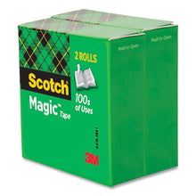 Load image into Gallery viewer, Scotch® wholesale. Scotch™ Magic Tape Refill, 3&quot; Core, 0.75&quot; X 72 Yds, Clear, 2-pack. HSD Wholesale: Janitorial Supplies, Breakroom Supplies, Office Supplies.