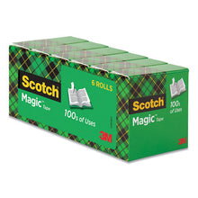 Load image into Gallery viewer, Scotch® wholesale. Scotch™ Magic Tape Refill, 1&quot; Core, 0.75&quot; X 36 Yds, Clear, 6-pack. HSD Wholesale: Janitorial Supplies, Breakroom Supplies, Office Supplies.