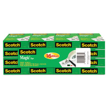 Load image into Gallery viewer, Scotch® wholesale. Scotch™ Magic Tape Value Pack, 1&quot; Core, 0.75&quot; X 83.33 Ft, Clear, 16-pack. HSD Wholesale: Janitorial Supplies, Breakroom Supplies, Office Supplies.