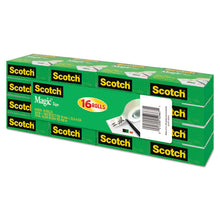 Load image into Gallery viewer, Scotch® wholesale. Scotch™ Magic Tape Value Pack, 1&quot; Core, 0.75&quot; X 83.33 Ft, Clear, 16-pack. HSD Wholesale: Janitorial Supplies, Breakroom Supplies, Office Supplies.