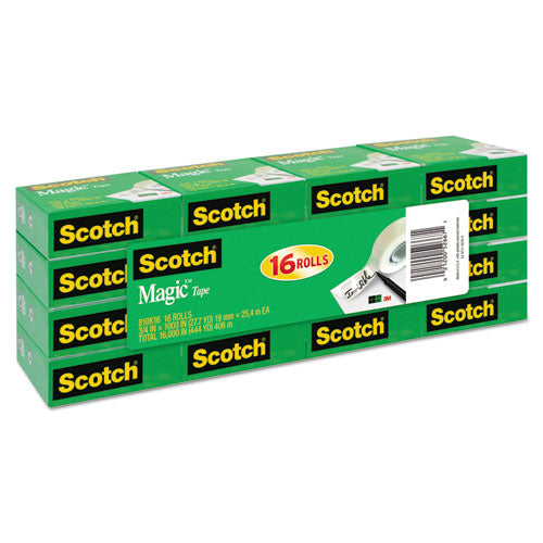 Scotch® wholesale. Scotch™ Magic Tape Value Pack, 1" Core, 0.75" X 83.33 Ft, Clear, 16-pack. HSD Wholesale: Janitorial Supplies, Breakroom Supplies, Office Supplies.