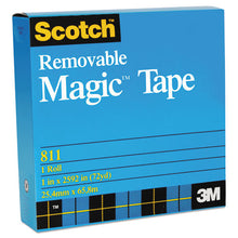 Load image into Gallery viewer, Scotch® wholesale. Scotch™ Removable Tape, 1&quot; Core, 0.75&quot; X 36 Yds, Transparent. HSD Wholesale: Janitorial Supplies, Breakroom Supplies, Office Supplies.