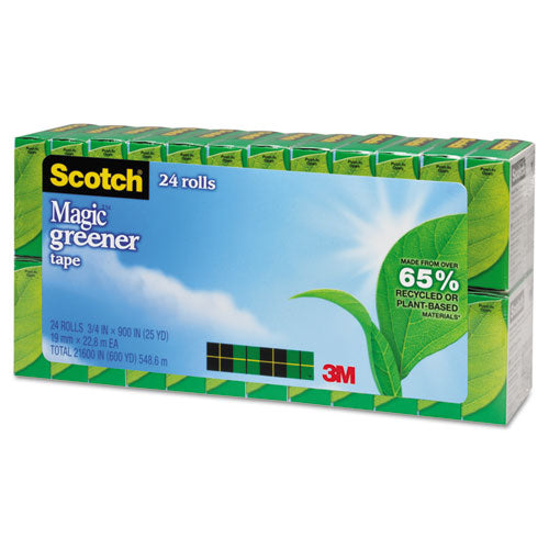 Scotch® wholesale. Scotch Magic Greener Tape, 1" Core, 0.75" X 75 Ft, Clear, 24-pack. HSD Wholesale: Janitorial Supplies, Breakroom Supplies, Office Supplies.