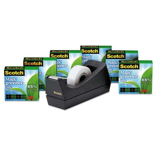 Scotch® wholesale. Scotch Magic Greener Tape With C38 Dispenser, 1" Core, 0.75" X 75 Ft, Clear, 6-pack. HSD Wholesale: Janitorial Supplies, Breakroom Supplies, Office Supplies.