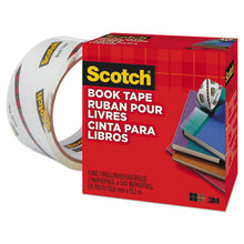 Load image into Gallery viewer, Scotch® wholesale. Scotch™ Book Tape, 3&quot; Core, 2&quot; X 15 Yds, Clear. HSD Wholesale: Janitorial Supplies, Breakroom Supplies, Office Supplies.