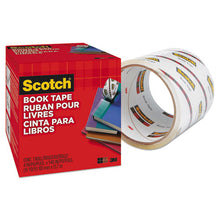 Load image into Gallery viewer, Scotch® wholesale. Scotch™ Book Tape, 3&quot; Core, 4&quot; X 15 Yds, Clear. HSD Wholesale: Janitorial Supplies, Breakroom Supplies, Office Supplies.