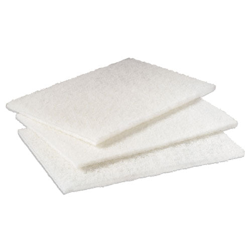 Scotch-Brite™ PROFESSIONAL wholesale. Light Duty Cleansing Pad, 6" X 9", White, 20-pack, 3 Packs-carton. HSD Wholesale: Janitorial Supplies, Breakroom Supplies, Office Supplies.