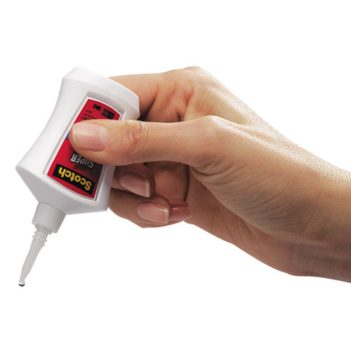 Scotch® wholesale. Scotch™ Super Glue With Precision Applicator, 0.14 Oz, Dries Clear. HSD Wholesale: Janitorial Supplies, Breakroom Supplies, Office Supplies.