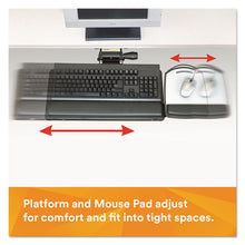 Load image into Gallery viewer, 3M™ wholesale. 3M™ Sit-stand Easy Adjust Keyboard Tray, Highly Adjustable Platform,, Black. HSD Wholesale: Janitorial Supplies, Breakroom Supplies, Office Supplies.