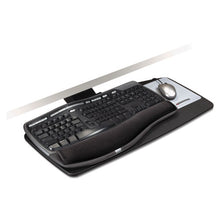 Load image into Gallery viewer, 3M™ wholesale. 3M™ Easy Adjust Keyboard Tray, Standard Platform, 23&quot; Track, Black. HSD Wholesale: Janitorial Supplies, Breakroom Supplies, Office Supplies.