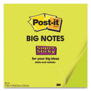 Post-it® Notes Super Sticky wholesale. Big Notes, 11 X 11, Green, 30 Sheets. HSD Wholesale: Janitorial Supplies, Breakroom Supplies, Office Supplies.