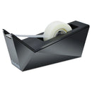 Scotch® wholesale. Scotch Facet Design One-handed Dispenser, With 3-4 X 350 Tape Roll, 1" Core, Black. HSD Wholesale: Janitorial Supplies, Breakroom Supplies, Office Supplies.