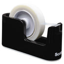 Scotch® wholesale. Scotch Heavy Duty Weighted Desktop Tape Dispenser, 1"-3" Core, Plastic, Black. HSD Wholesale: Janitorial Supplies, Breakroom Supplies, Office Supplies.