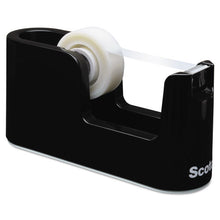 Load image into Gallery viewer, Scotch® wholesale. Scotch Heavy Duty Weighted Desktop Tape Dispenser, 1&quot;-3&quot; Core, Plastic, Black. HSD Wholesale: Janitorial Supplies, Breakroom Supplies, Office Supplies.