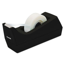 Load image into Gallery viewer, Scotch® wholesale. Scotch™ Desktop Tape Dispenser, 1&quot; Core, Weighted Non-skid Base, Black. HSD Wholesale: Janitorial Supplies, Breakroom Supplies, Office Supplies.