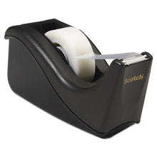 Load image into Gallery viewer, Scotch® wholesale. Scotch™ Value Desktop Tape Dispenser, 1&quot; Core, Two-tone Black. HSD Wholesale: Janitorial Supplies, Breakroom Supplies, Office Supplies.