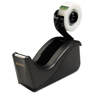 Scotch® wholesale. Scotch™ Value Desktop Tape Dispenser, 1" Core, Two-tone Black. HSD Wholesale: Janitorial Supplies, Breakroom Supplies, Office Supplies.