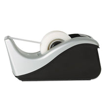 Load image into Gallery viewer, Scotch® wholesale. Scotch™ Value Desktop Tape Dispenser, Attached 1&quot; Core, Black-silver. HSD Wholesale: Janitorial Supplies, Breakroom Supplies, Office Supplies.