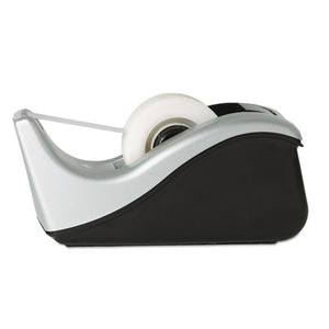 Scotch® wholesale. Scotch™ Value Desktop Tape Dispenser, Attached 1" Core, Black-silver. HSD Wholesale: Janitorial Supplies, Breakroom Supplies, Office Supplies.