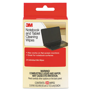 3M™ wholesale. 3M™ Notebook Screen Cleaning Wet Wipes, Cloth, 7 X 4, White, 24-pack. HSD Wholesale: Janitorial Supplies, Breakroom Supplies, Office Supplies.