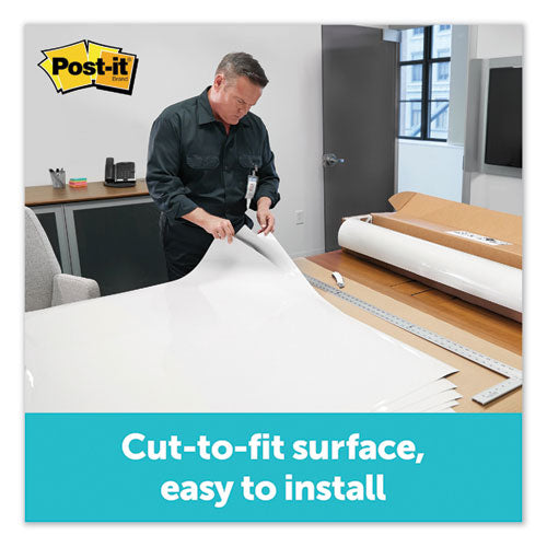 Post-it® wholesale. Dry Erase Surface With Adhesive Backing, 48" X 36", White. HSD Wholesale: Janitorial Supplies, Breakroom Supplies, Office Supplies.