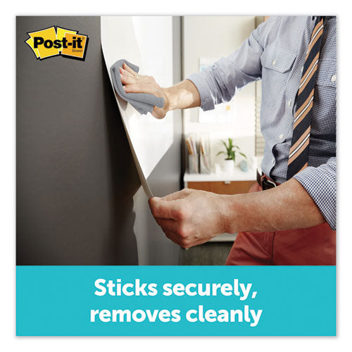 Post-it® wholesale. Dry Erase Surface With Adhesive Backing, 72" X 48", White. HSD Wholesale: Janitorial Supplies, Breakroom Supplies, Office Supplies.