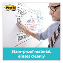 Post-it® wholesale. Dry Erase Surface With Adhesive Backing, 72" X 48", White. HSD Wholesale: Janitorial Supplies, Breakroom Supplies, Office Supplies.