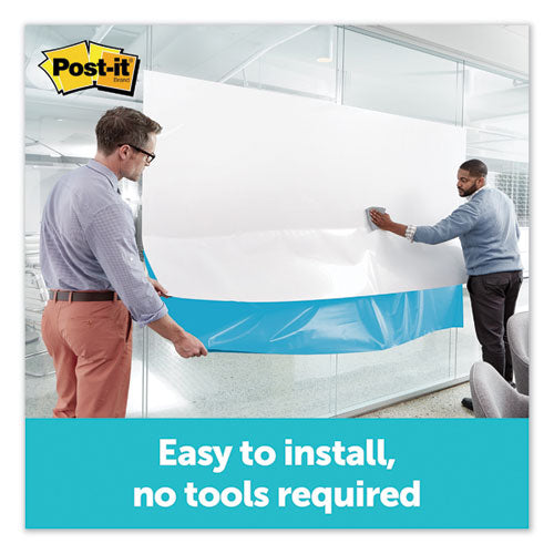 Post-it® wholesale. Dry Erase Surface With Adhesive Backing, 72" X 48", White. HSD Wholesale: Janitorial Supplies, Breakroom Supplies, Office Supplies.