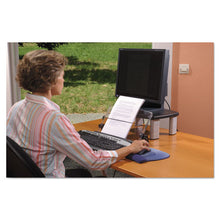 Load image into Gallery viewer, 3M™ wholesale. 3M™ In-line Adjustable Desktop Copyholder, Plastic, 150 Sheet Capacity, Black-clear. HSD Wholesale: Janitorial Supplies, Breakroom Supplies, Office Supplies.