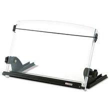 Load image into Gallery viewer, 3M™ wholesale. 3M™ In-line Adjustable Desktop Copyholder, Plastic, 150 Sheet Capacity, Black-clear. HSD Wholesale: Janitorial Supplies, Breakroom Supplies, Office Supplies.