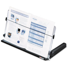 Load image into Gallery viewer, 3M™ wholesale. 3M™ In-line Freestanding Copyholder, Plastic, 300 Sheet Capacity, Black-clear. HSD Wholesale: Janitorial Supplies, Breakroom Supplies, Office Supplies.