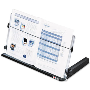 3M™ wholesale. 3M™ In-line Freestanding Copyholder, Plastic, 300 Sheet Capacity, Black-clear. HSD Wholesale: Janitorial Supplies, Breakroom Supplies, Office Supplies.