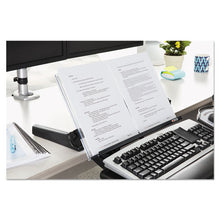 Load image into Gallery viewer, 3M™ wholesale. 3M™ In-line Freestanding Copyholder, Plastic, 300 Sheet Capacity, Black-clear. HSD Wholesale: Janitorial Supplies, Breakroom Supplies, Office Supplies.