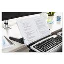 3M™ wholesale. 3M™ In-line Freestanding Copyholder, Plastic, 300 Sheet Capacity, Black-clear. HSD Wholesale: Janitorial Supplies, Breakroom Supplies, Office Supplies.
